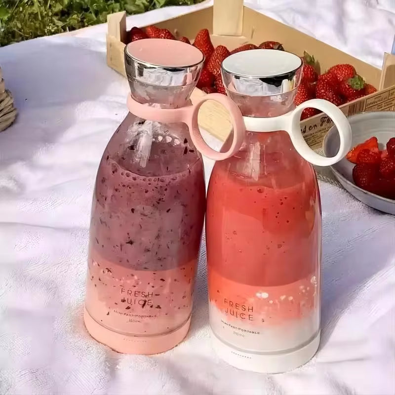 Portable Rechargeable Juicer Blender Wireless Mixer Fresh Juice 350Ml