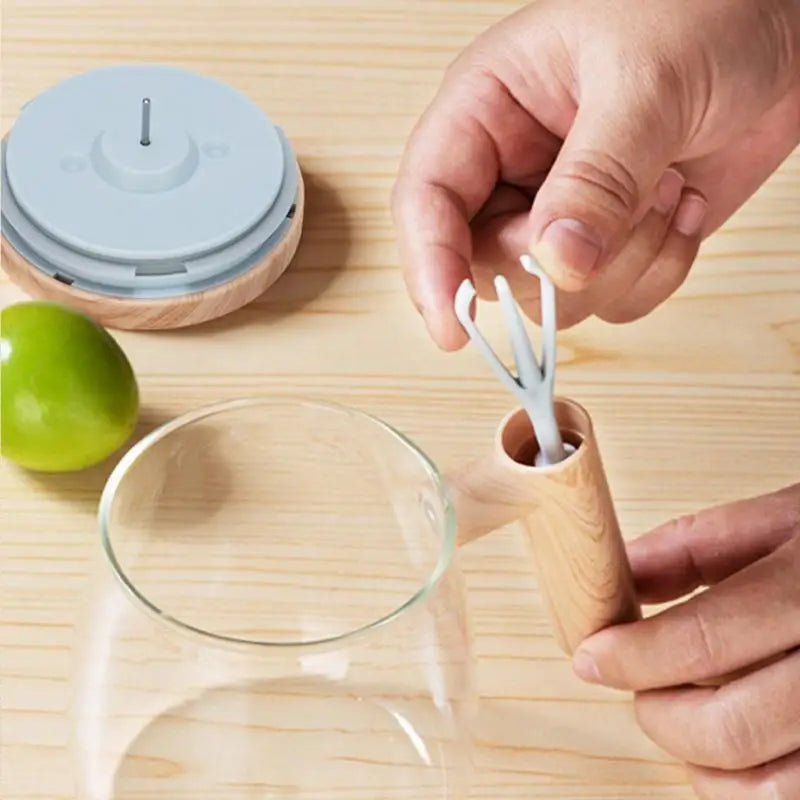 400ML Fully Automatic Coffee Stirring Cup Portable Electric Stirring Cup Office Glass Cup Milk Cocoa Self-Stirring Coffee Mug