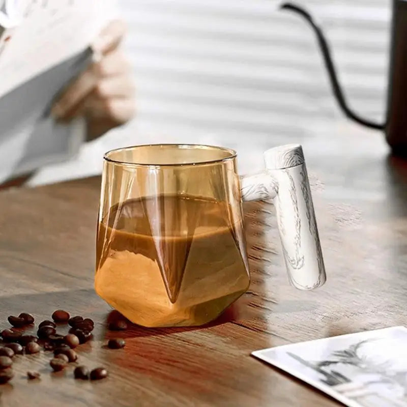 400ML Fully Automatic Coffee Stirring Cup Portable Electric Stirring Cup Office Glass Cup Milk Cocoa Self-Stirring Coffee Mug