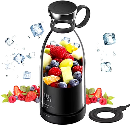 Portable Rechargeable Juicer Blender Wireless Mixer Fresh Juice 350Ml
