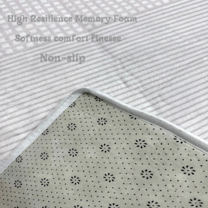 Modern Cigarette Shaped Floor Mat Living Room Bedroom Resting Area Soft and Machine Washable Home Decoration