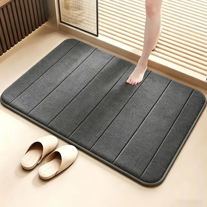Tapete de Baño Ultra Absorbente – Alfombra Antideslizante de Secado Rápido