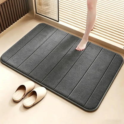 Tapete de Baño Ultra Absorbente – Alfombra Antideslizante de Secado Rápido