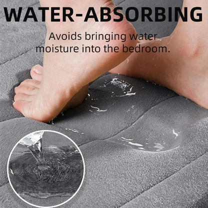 Tapete de Baño Ultra Absorbente – Alfombra Antideslizante de Secado Rápido