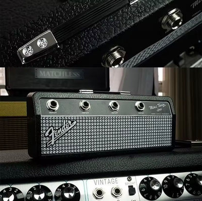 Colgador de Llaves de Pared Diseño Amplificador Guitarra Fender Jack Rack