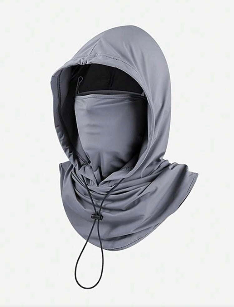 Pasamontañas 3 en 1 con Protección Solar UV | Gorro y Protector Facial de Seda de Hielo para Ciclismo y Aire Libre