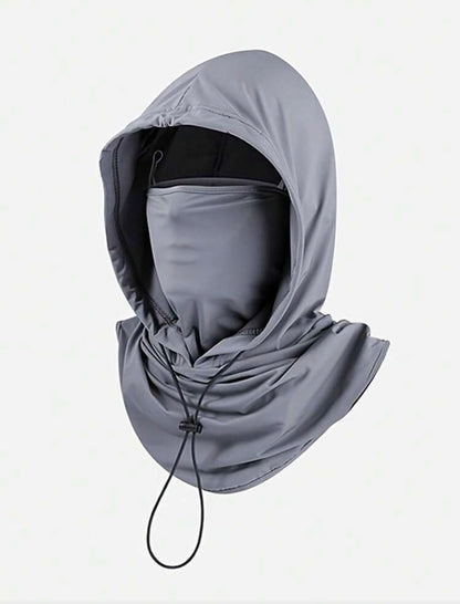 Pasamontañas 3 en 1 con Protección Solar UV | Gorro y Protector Facial de Seda de Hielo para Ciclismo y Aire Libre
