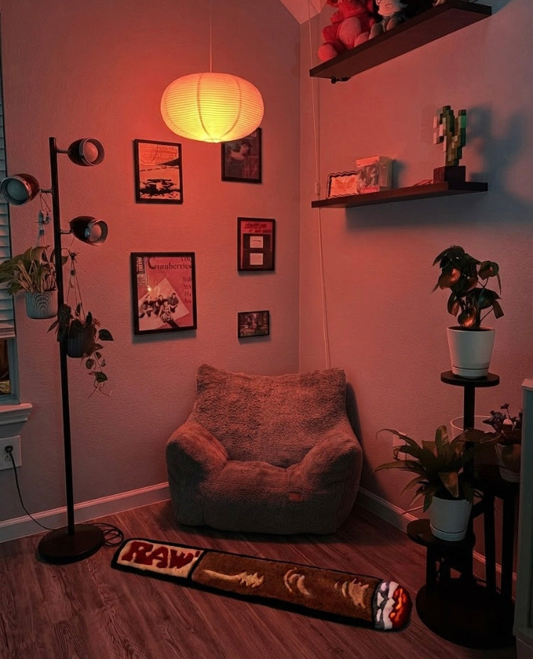 Tapete Estilo Urbano "Cigarrillo" para Habitación o Sala – Antideslizante