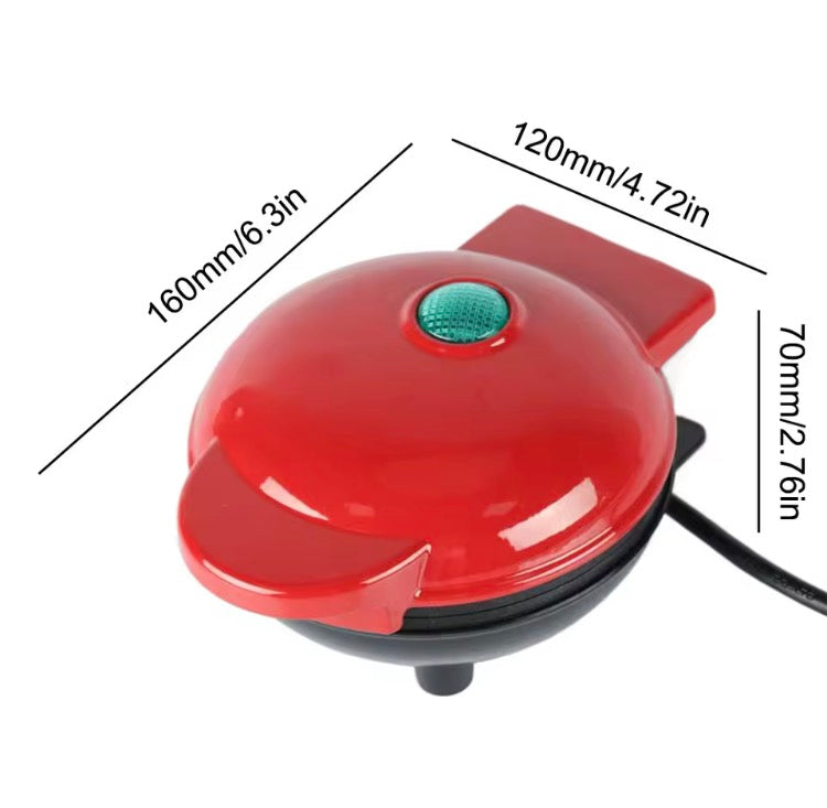 Mini Waflera Eléctrica Antiadherente de 350W para Desayunos y Snacks