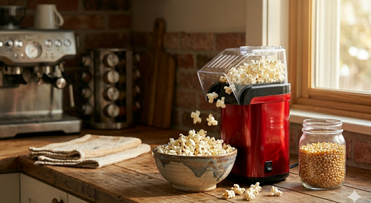 Mini Máquina Eléctrica para Palomitas de Maíz 🍿| Preparación Rápida y Automática para el Hogar