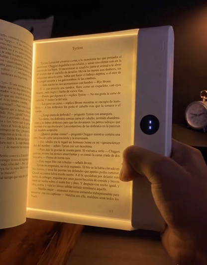 LED Reading Light Panel – Eye-Caring Rechargeable Lamp with 3 Colors