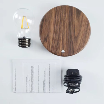 Magnetic Levitation LED Bulb Desk Lamp 360-Degree Wireless Auto-Rotating Office Decoration Creative Gifts Floating Night Light