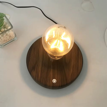 Magnetic Levitation LED Bulb Desk Lamp 360-Degree Wireless Auto-Rotating Office Decoration Creative Gifts Floating Night Light