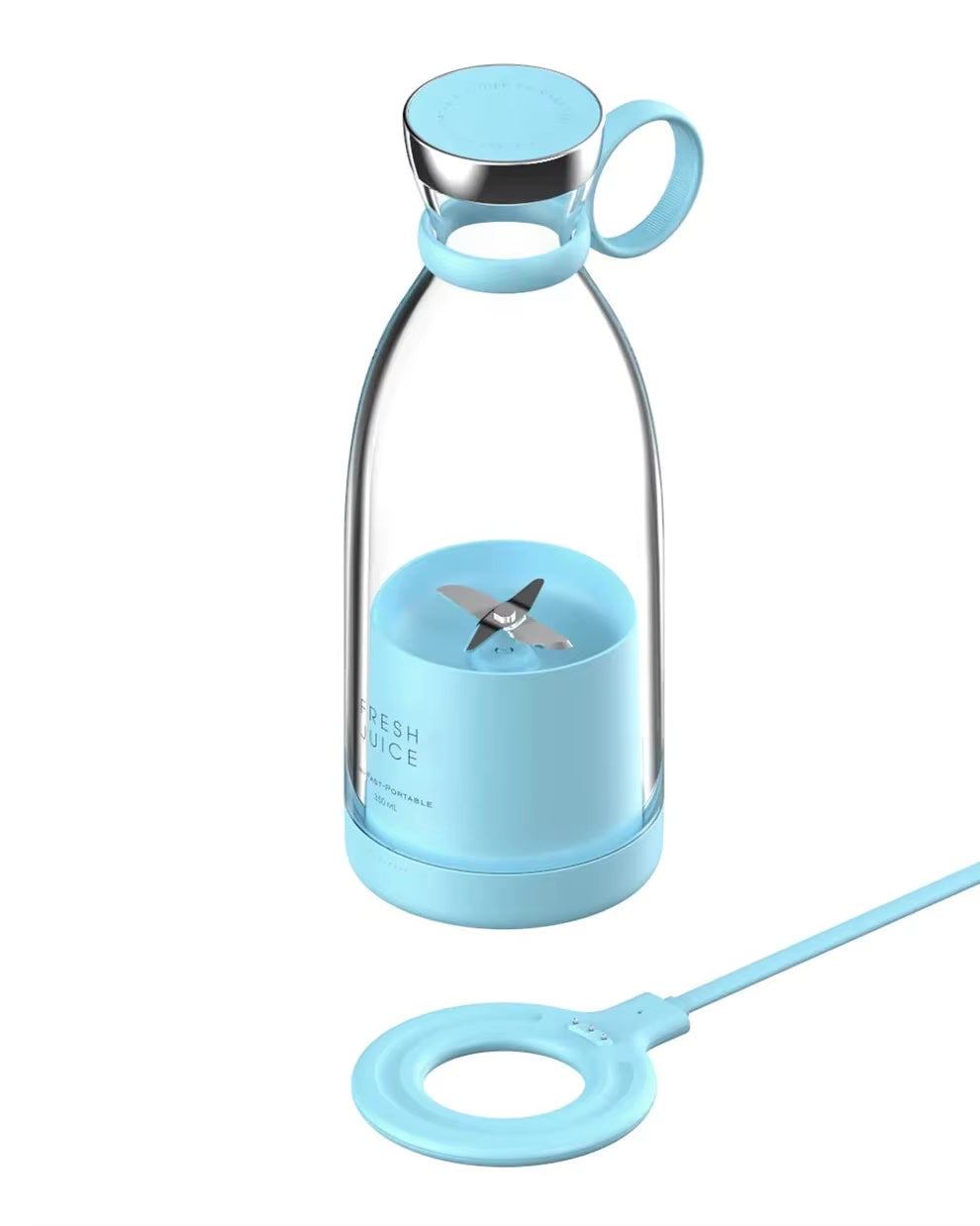 Portable Rechargeable Juicer Blender Wireless Mixer Fresh Juice 350Ml